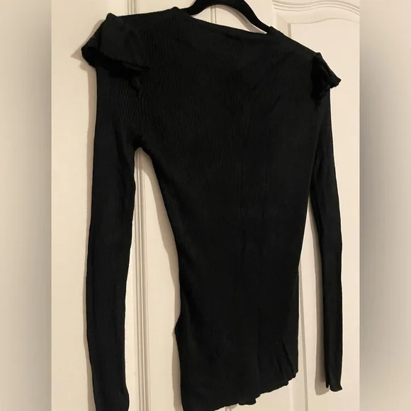 Madewell Ruffle Sleeve Pullover Sweater - Picture 3 of 6